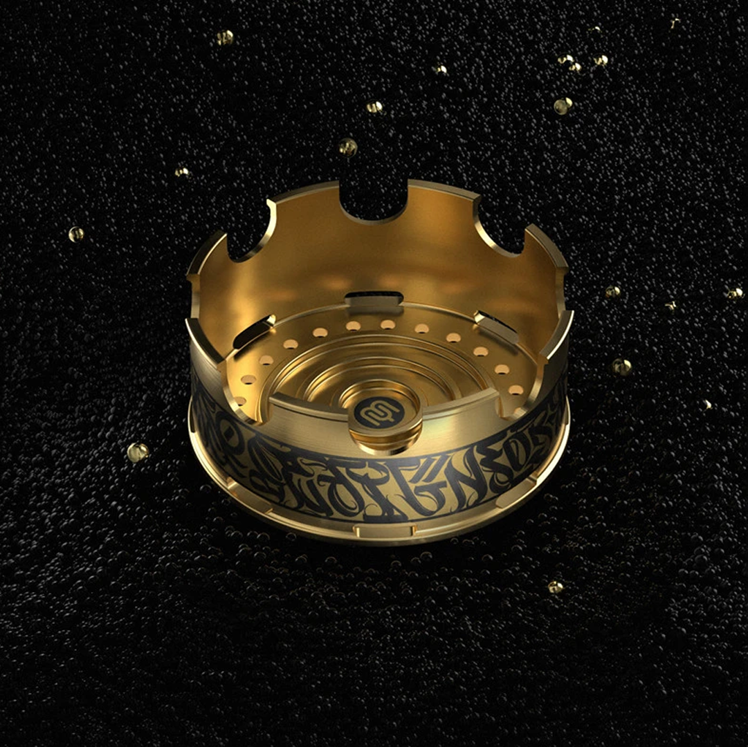 Crown Hookah HMD - Gold