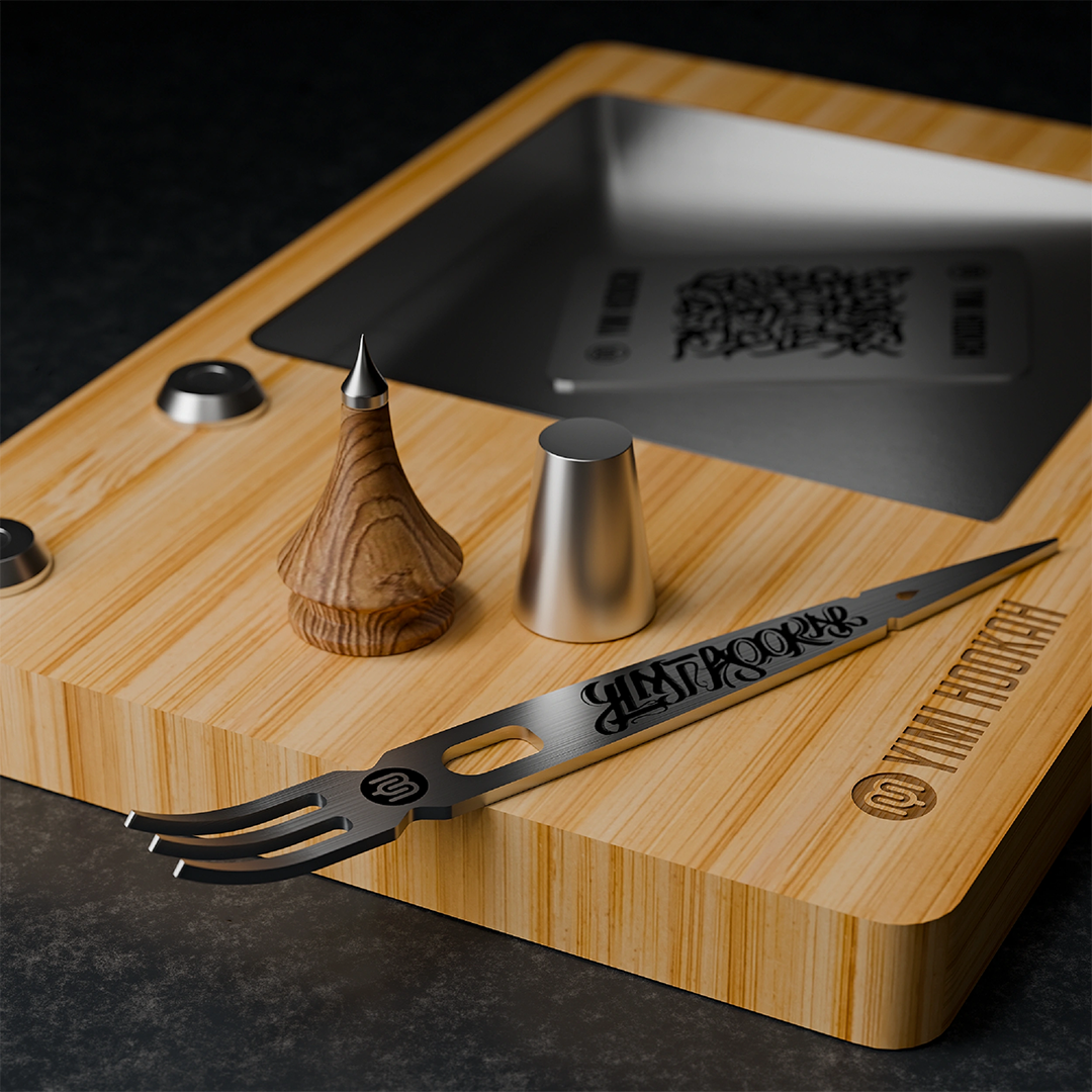 Yimi - Wood Shisha Board Hookah Flavor Plate
