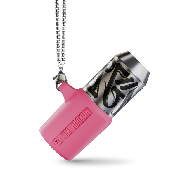 Yimi Hookah 304不鏽鋼(塗鴉款)個人專用水煙嘴 / Yimi Hookah 304 Stainless Steel Mouth Tips (Graffiti-Pink)