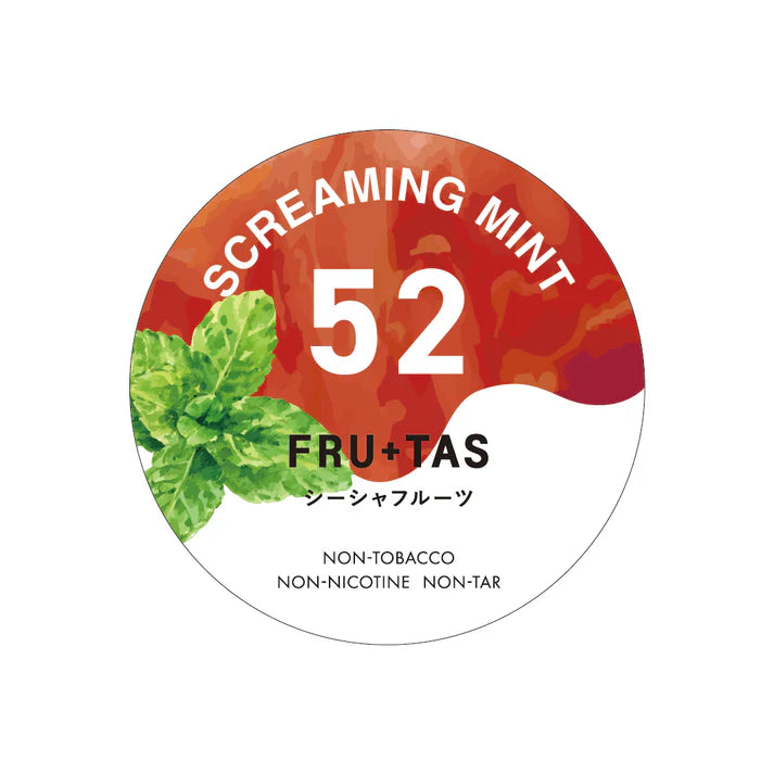 FRU+TAS - 52 SCREAMING MINT(新鮮甜薄荷冰紅茶) 50g