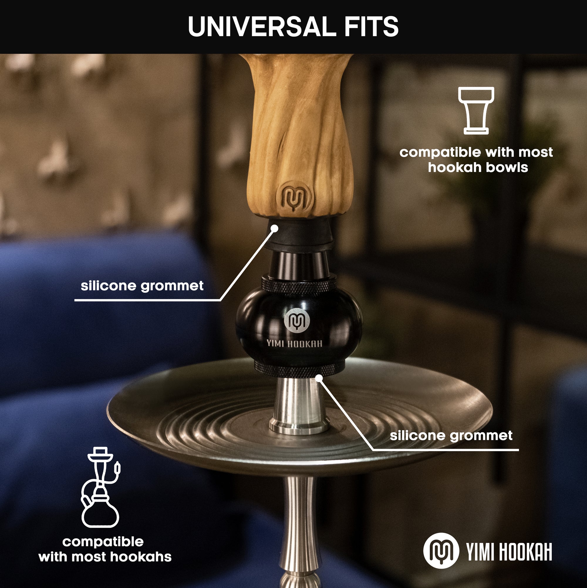 Yimi Hookah 濾油器 / Yimi Hookah Shisha Molasses Catcher (Black)