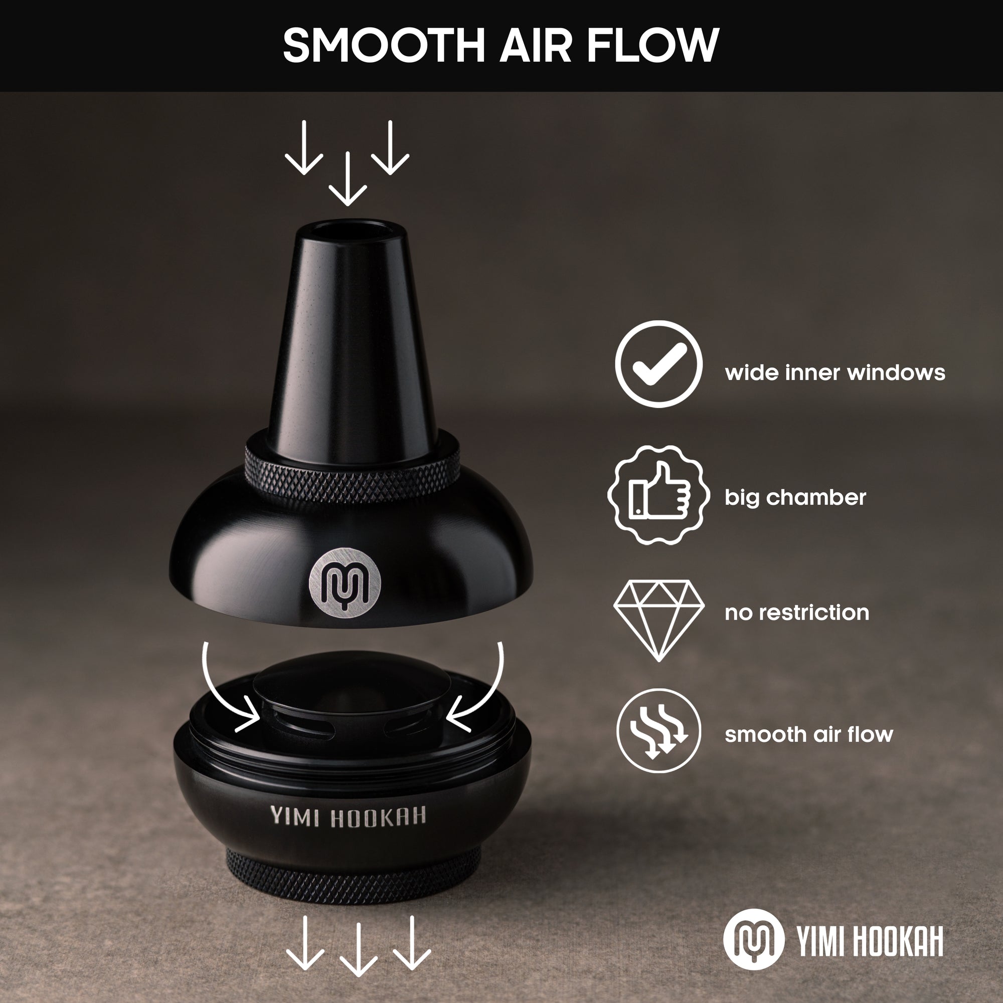 Yimi Hookah 濾油器 / Yimi Hookah Shisha Molasses Catcher (Black)