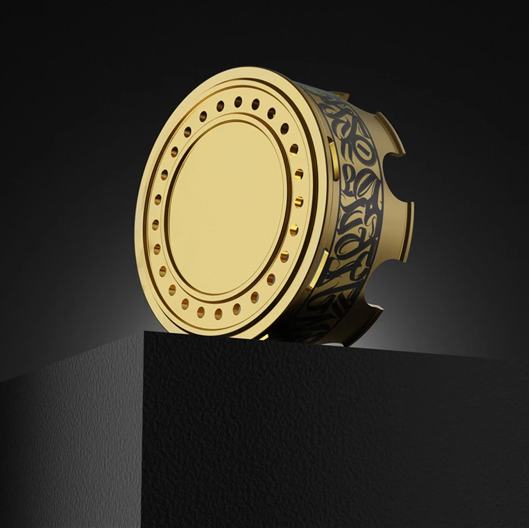 Crown Hookah HMD - Gold