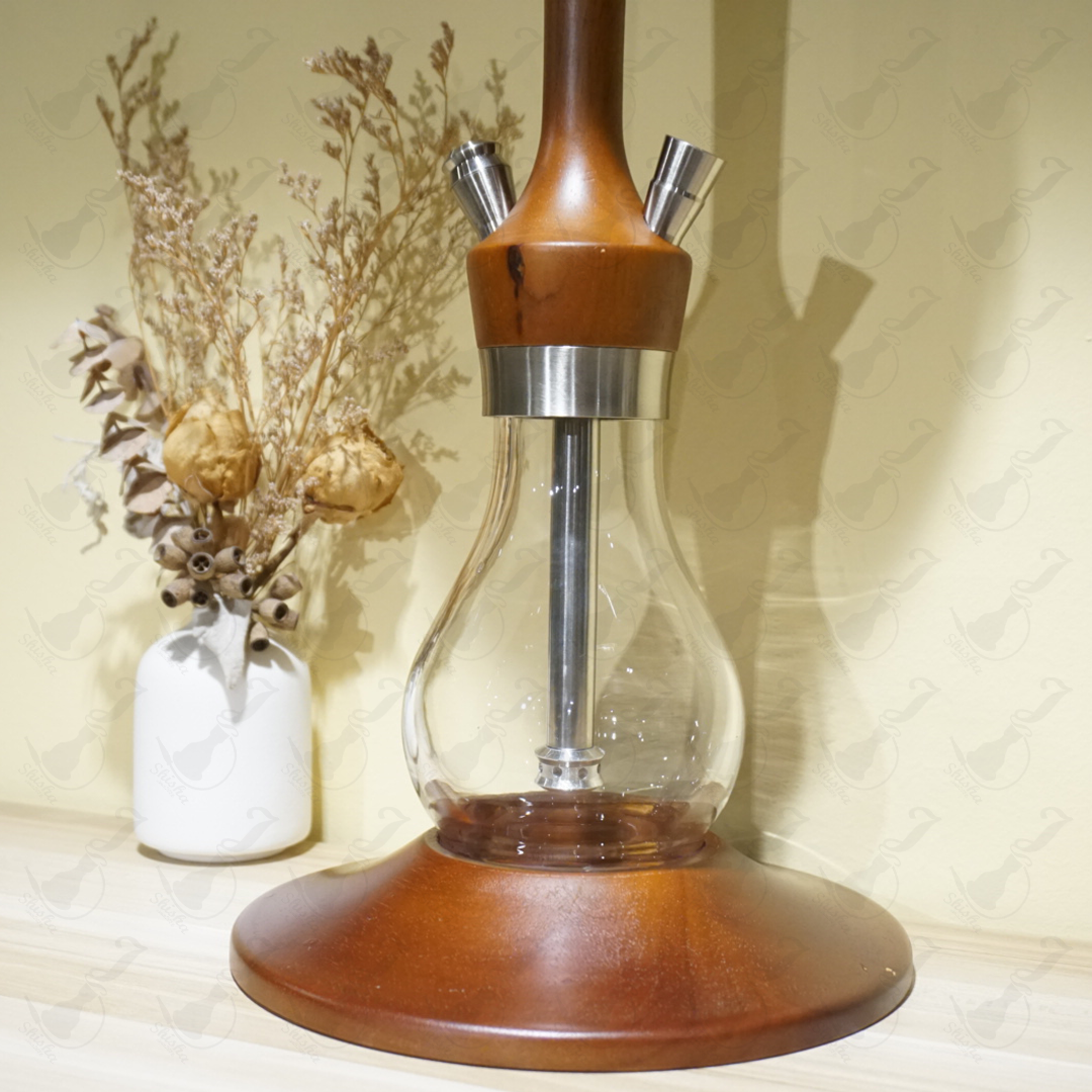 木質+不鏽鋼水煙壺 / Wood and  Stainless steel Shisha set