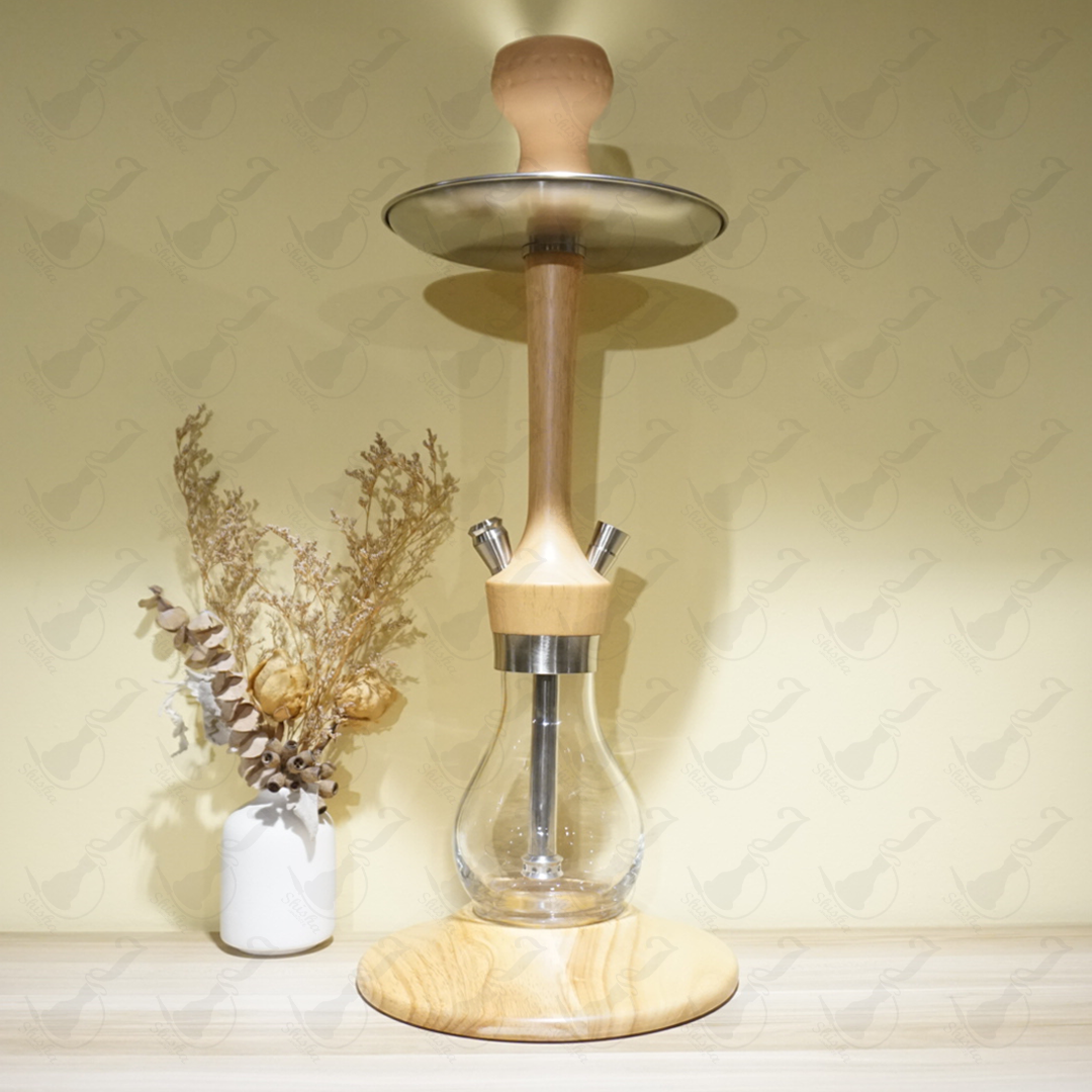 木質+不鏽鋼水煙壺 / Wood and  Stainless steel Shisha set
