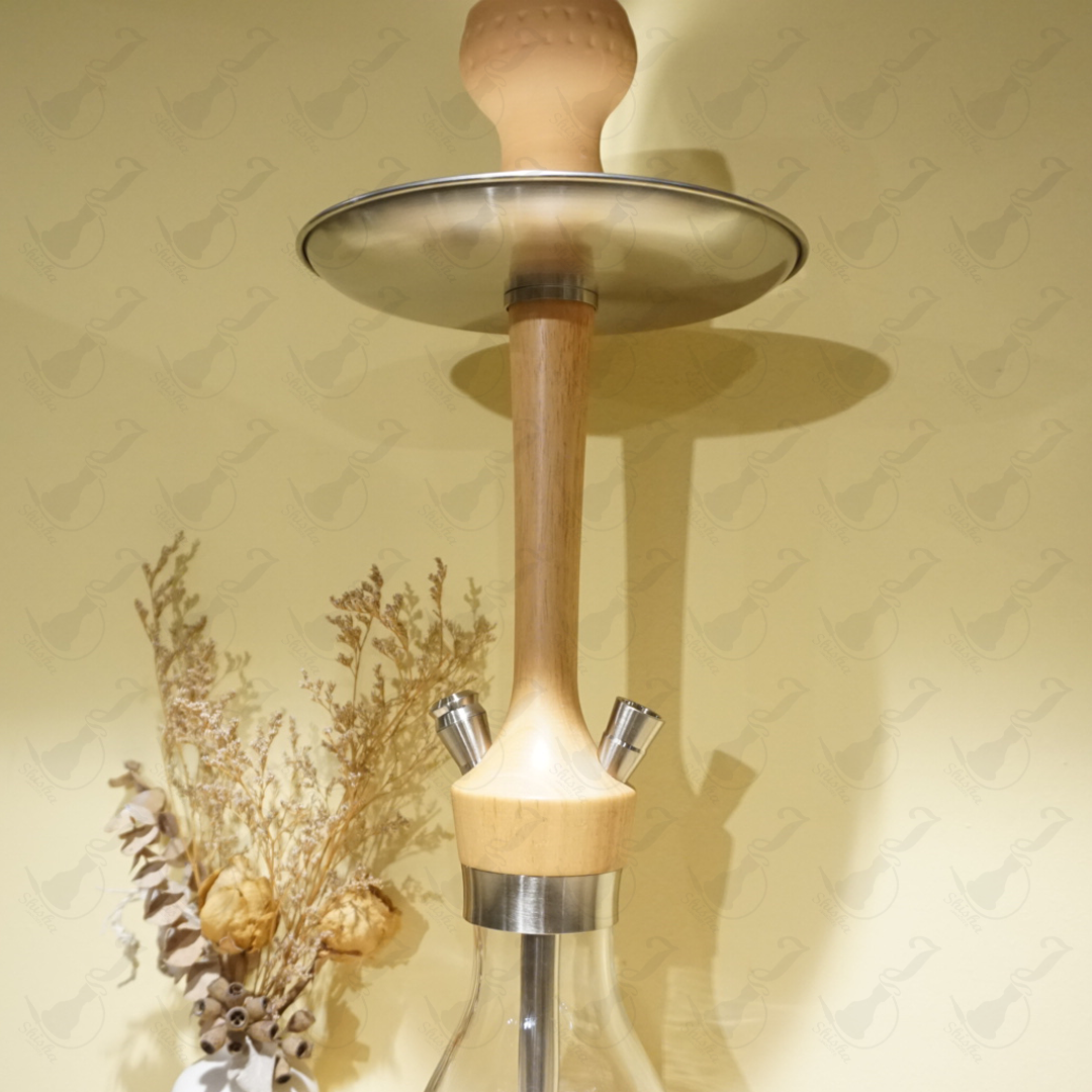 木質+不鏽鋼水煙壺 / Wood and  Stainless steel Shisha set