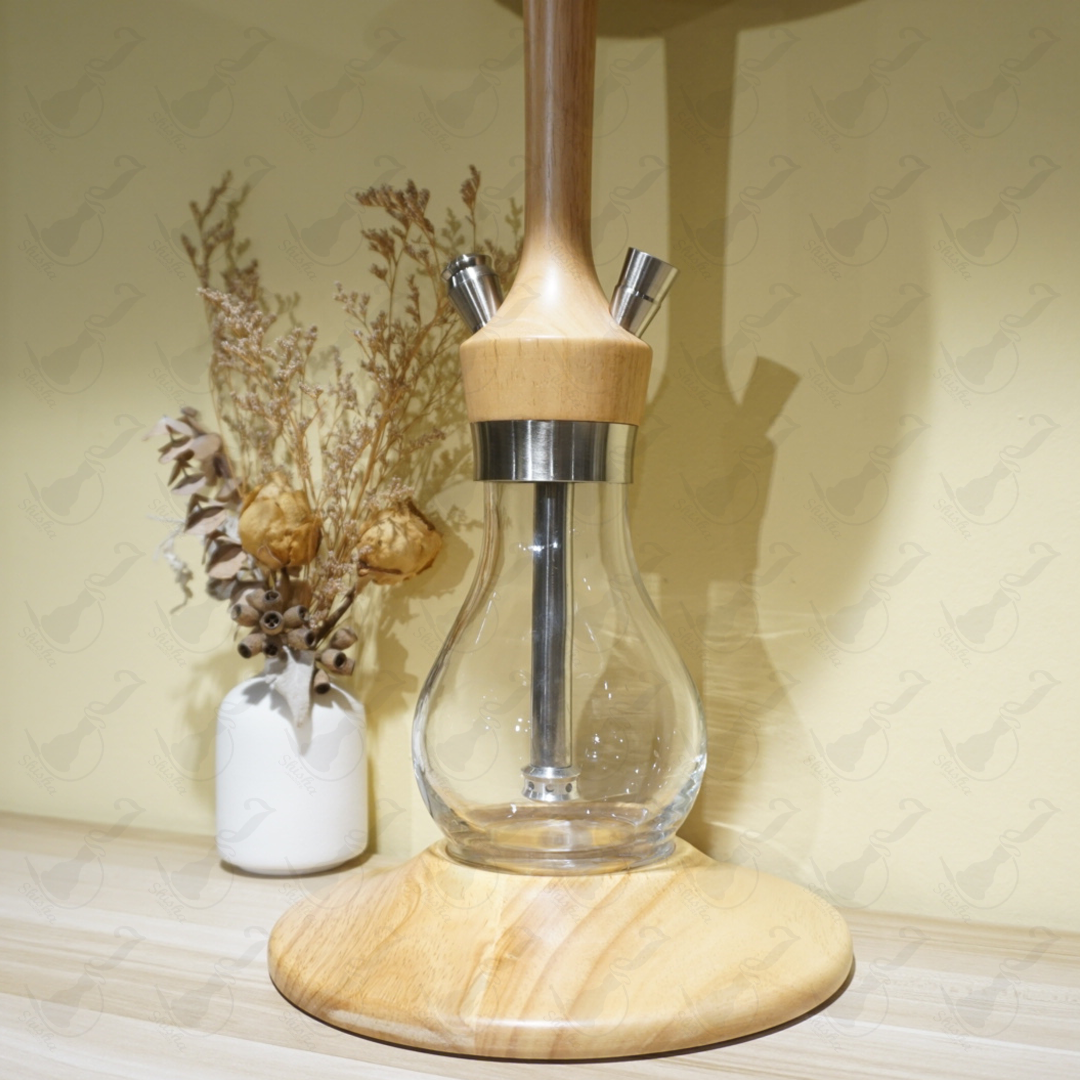 木質+不鏽鋼水煙壺 / Wood and  Stainless steel Shisha set
