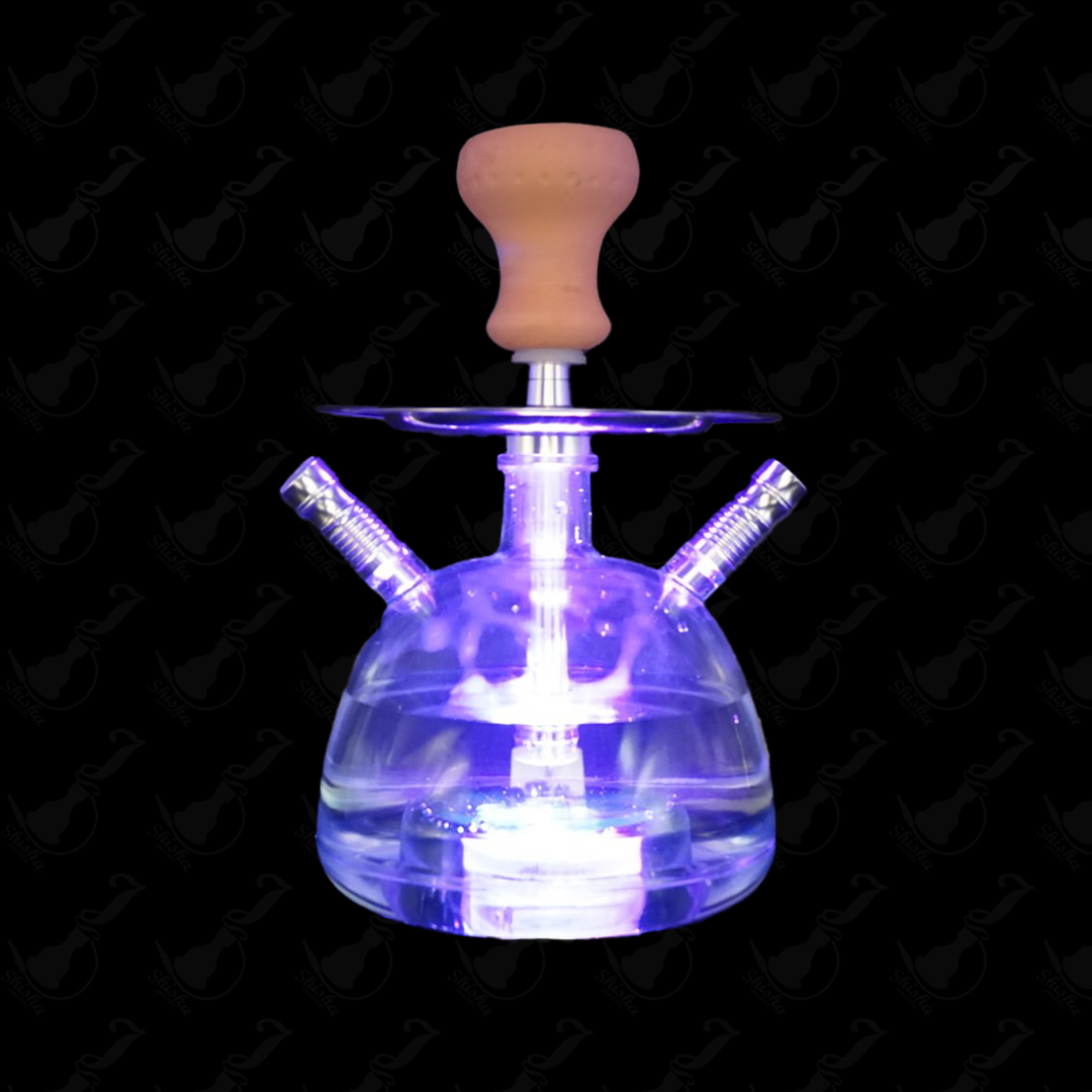 不銹鋼LED水煙壺 / Stainless steel LED Shisha set