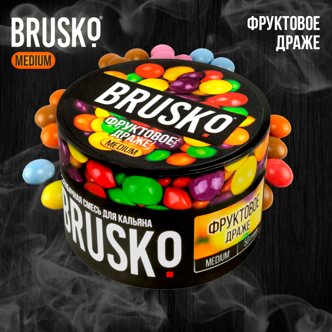 Brusko - Fruit dragees (雜果糖) 250g