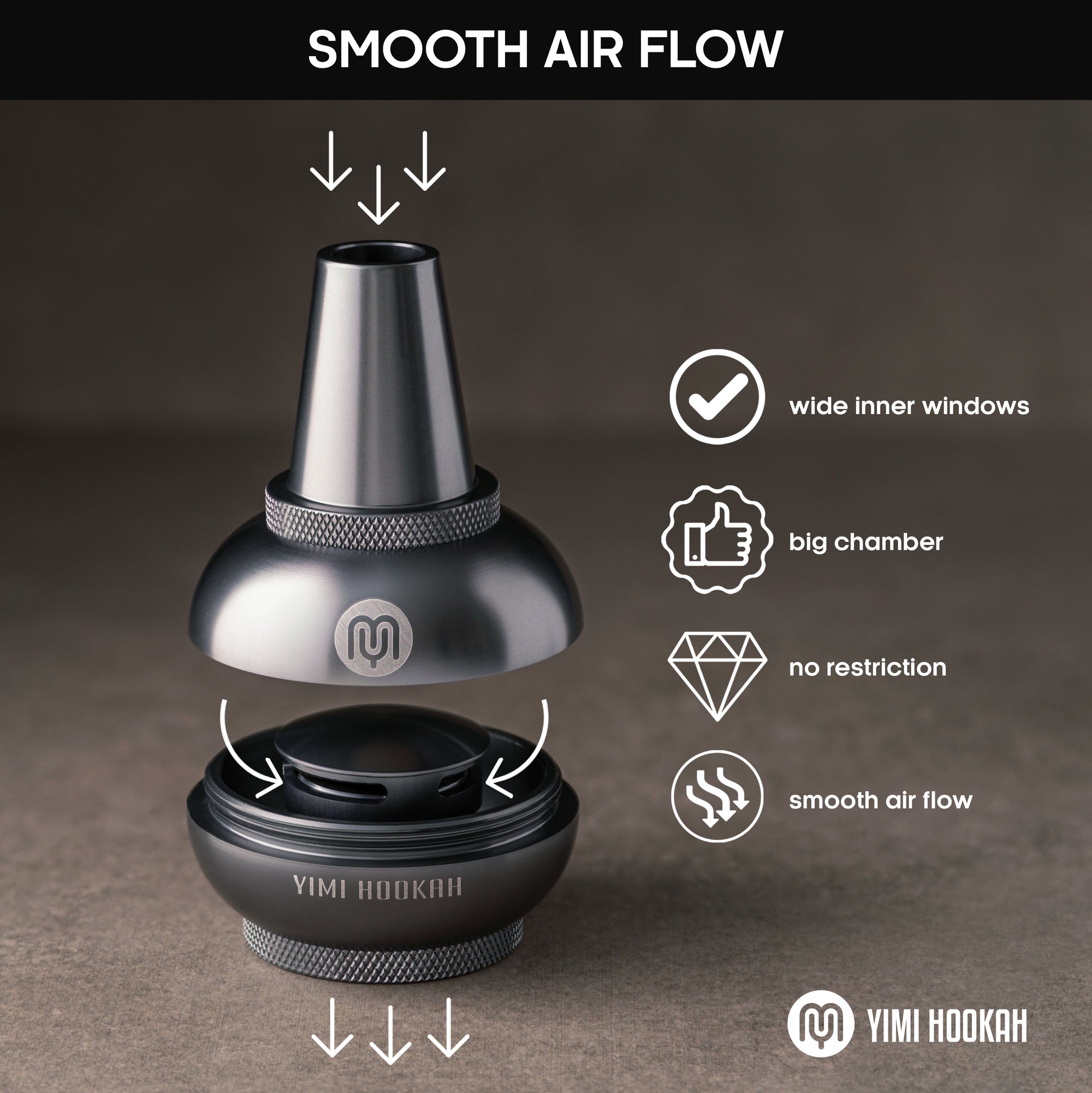 Yimi Hookah 濾油器 / Yimi Hookah Shisha Molasses Catcher (Grey)