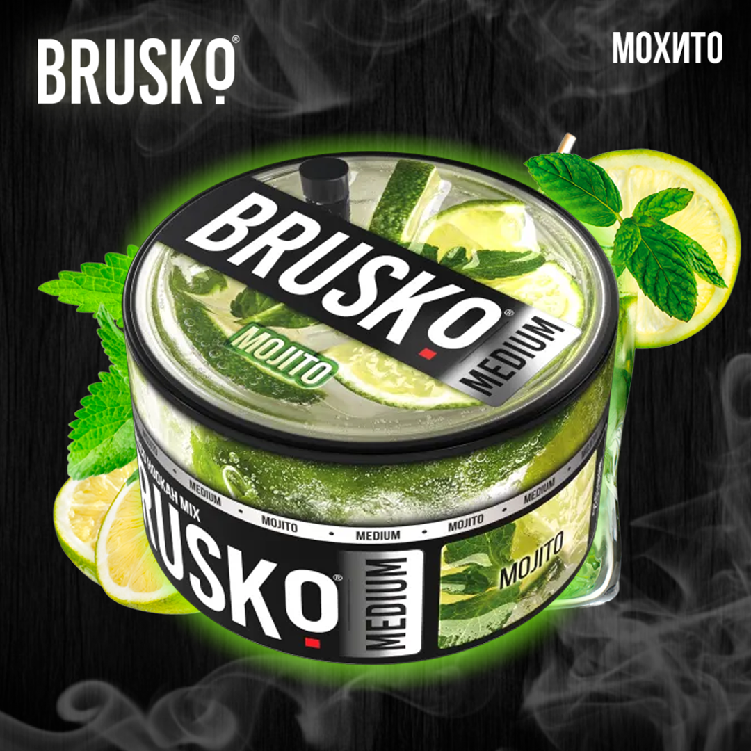 Brusko - Mojito (青檸+蘇打+薄荷+蘭姆酒) 250g