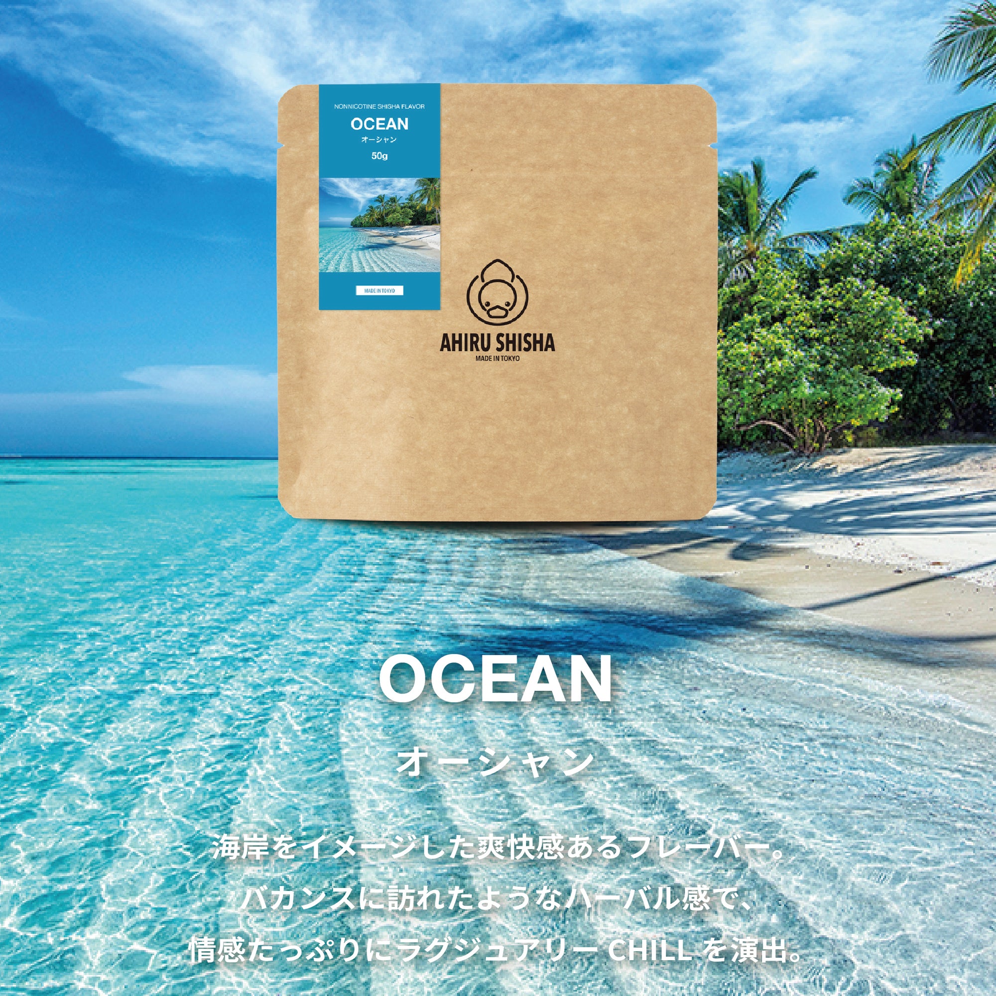 AHIRU SHISHA - OCEAN  (50G)