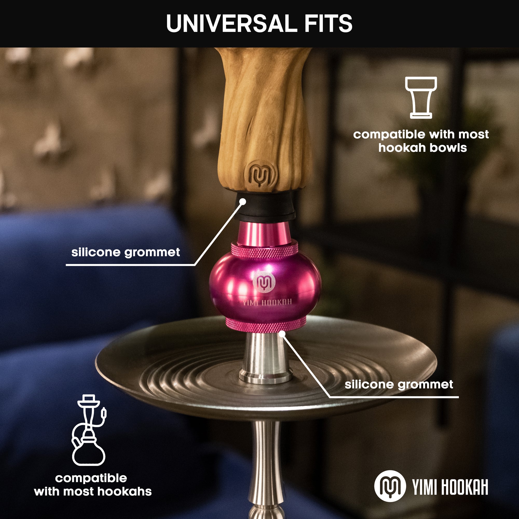 Yimi Hookah 濾油器 / Yimi Hookah Shisha Molasses Catcher (Pink)