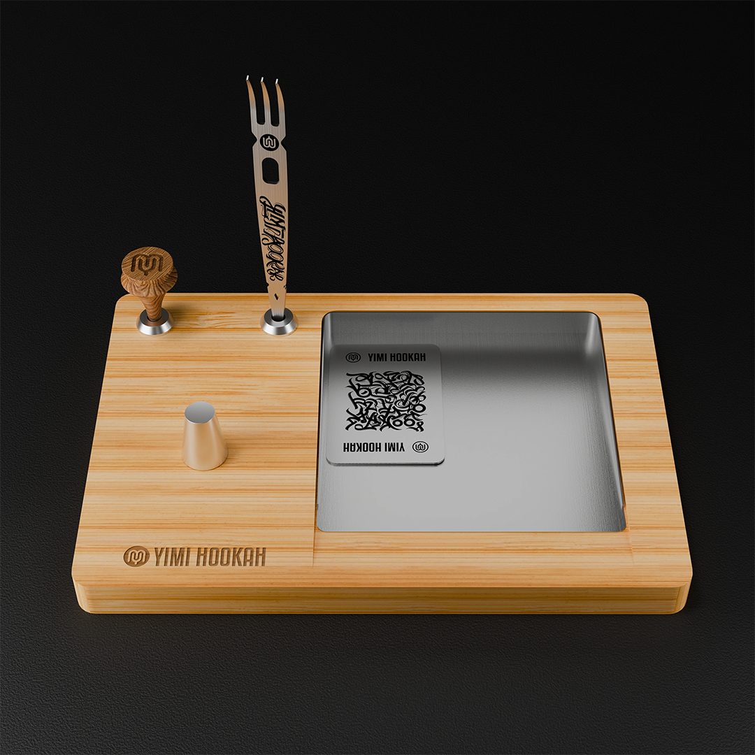 Yimi - Wood Shisha Board Hookah Flavor Plate