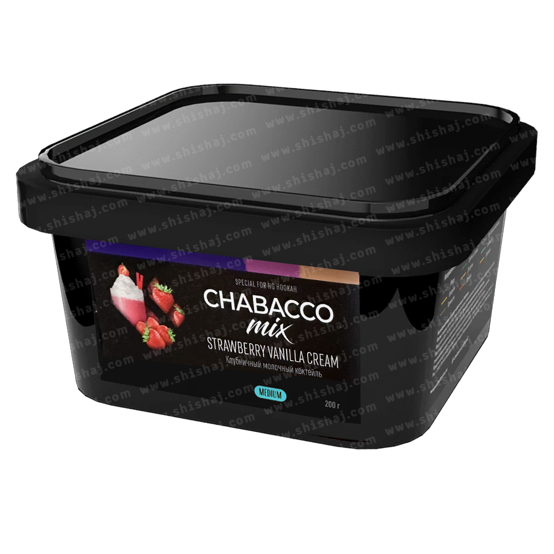 Chabacco - Strawberry vanilla cream / 士多啤梨雲呢拿奶油 200g