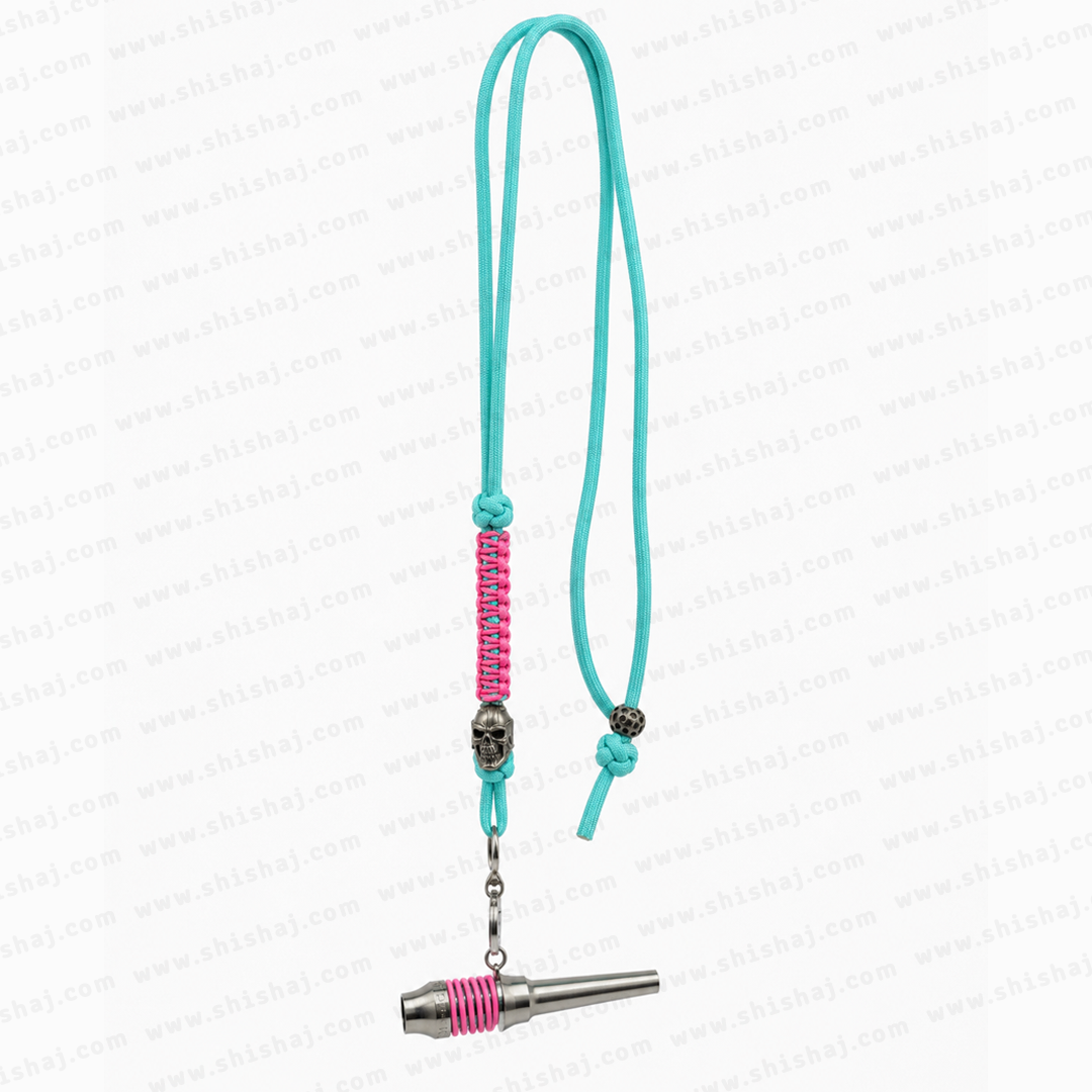 Yimi Hookah 304 Stainless Steel Hookah Tip With Leather Bag (Pink and Blue)