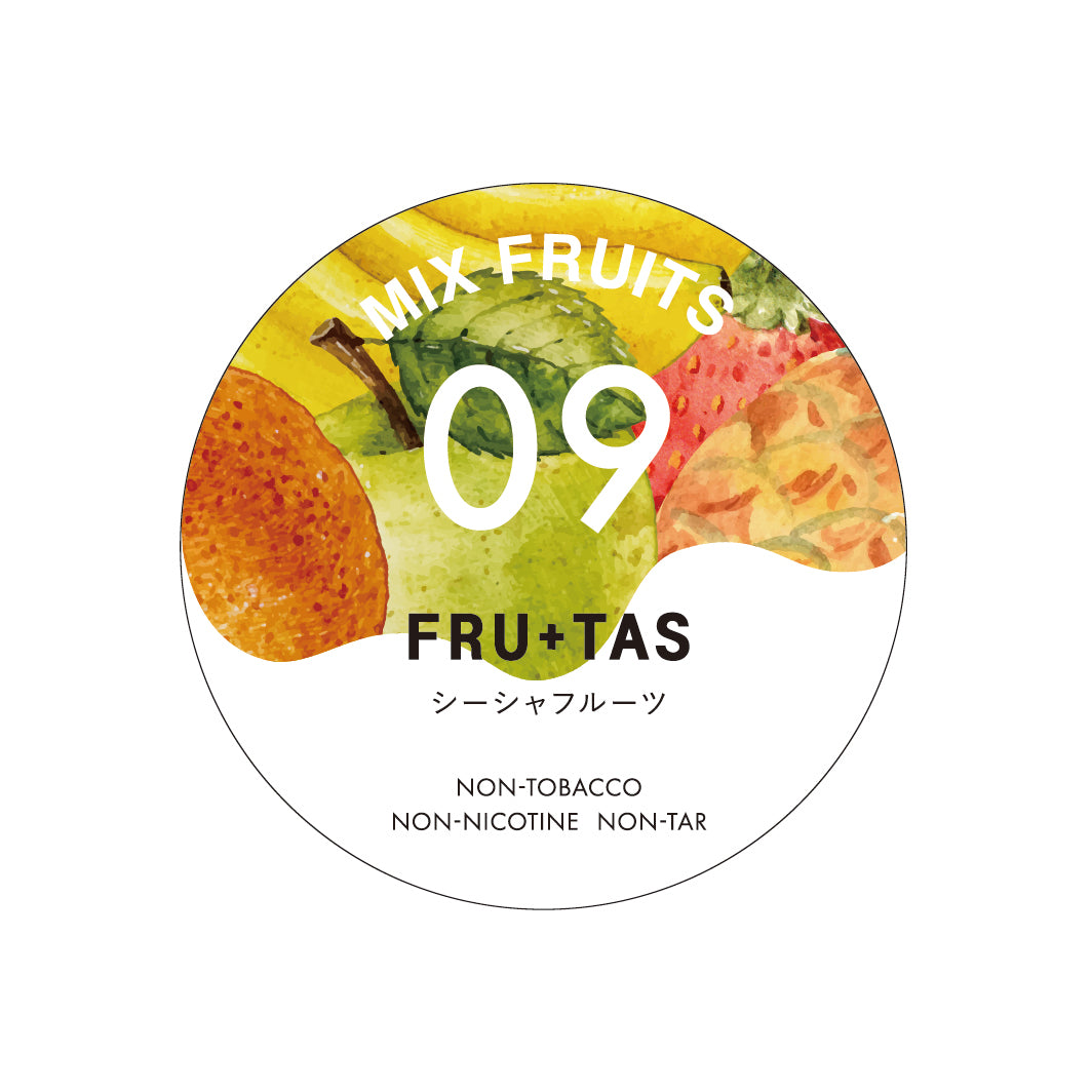 FRU+TAS - 09 MIX FRUITS (香蕉,士多啤梨,橙,青蘋果,菠蘿) 50g
