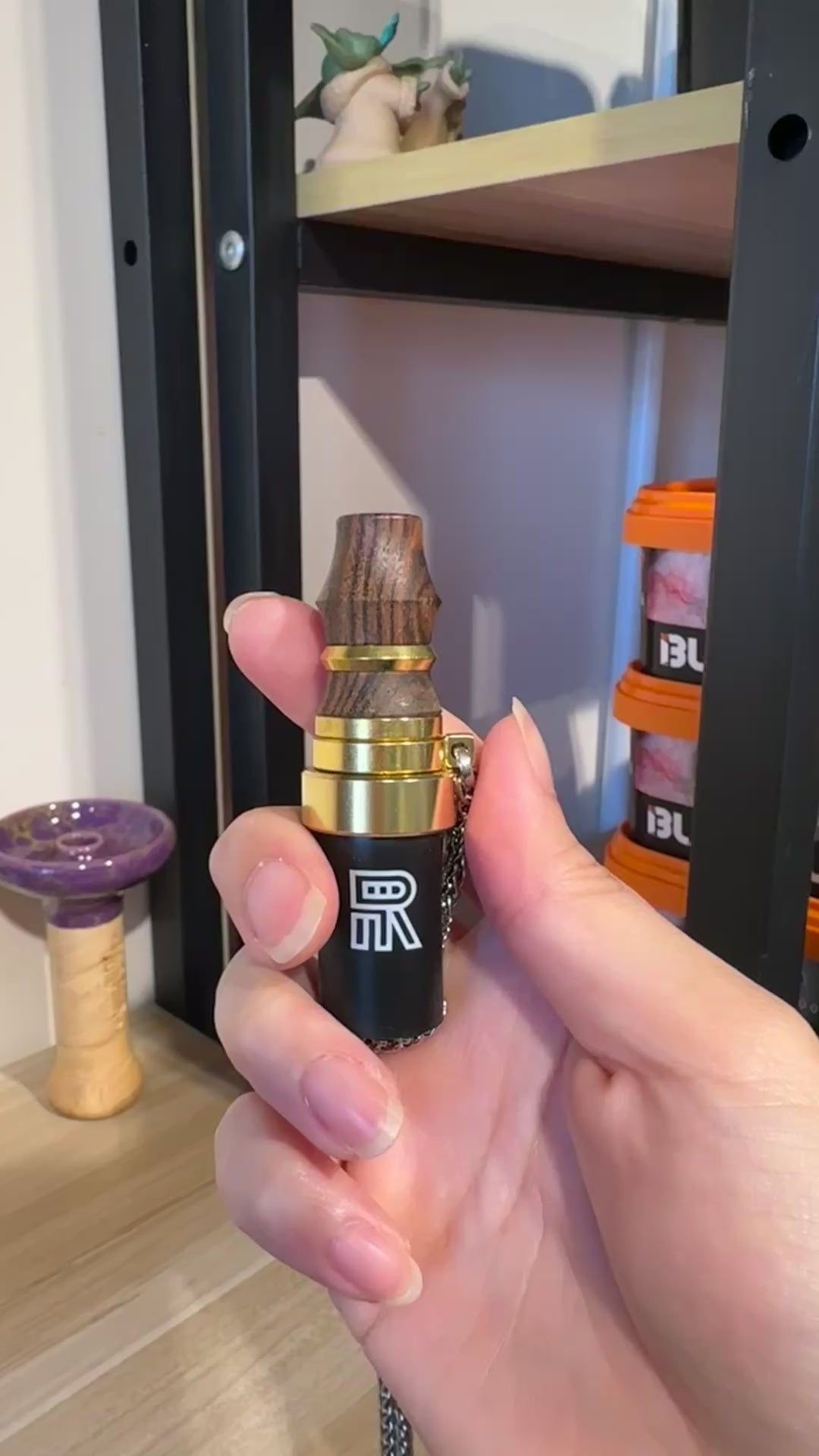 Aephyr - 壇木個人煙嘴 (虎斑檀木)