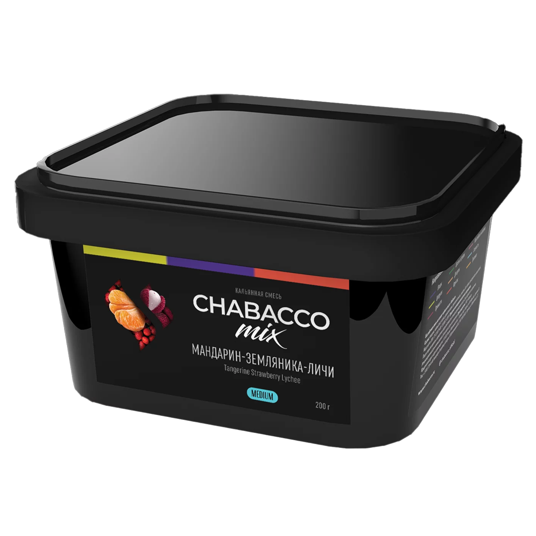 Chabacco - Tangerine Strawberry Lychee / 柑橘士多啤梨荔枝  200g